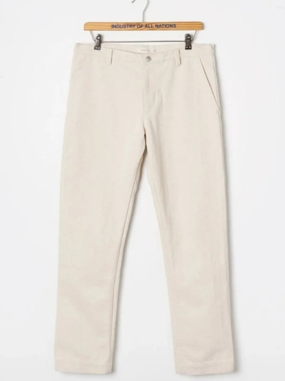 Industry Of All Nations Unbleached Undyed Jeans Pants Pure Cotton Ivory New 28 — image 3 of 8